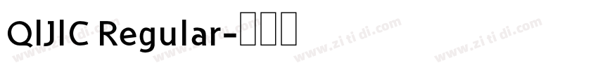 QlJlC Regular字体转换